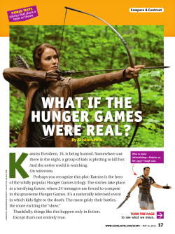 WhAt iF the hunger gAMes Were reAl?