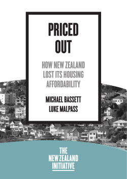 Priced Out! How New Zealand Lost Its Housing Affordability