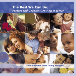 The Best We Can Be: Parents and Children Growing Together