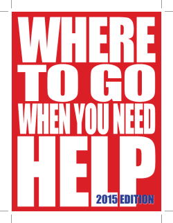 Where To Go When You Need Help