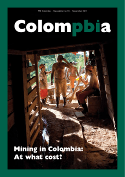 Mining in Colombia: At what cost?