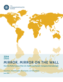 MIrror, Mirror on the Wall: How the Performance of the U.S. Health