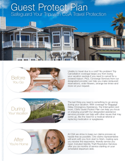 CSA travel Insurance
