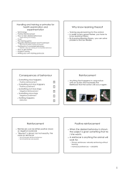 Why know learning theory? Consequences of - EUPRIM-Net