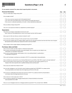 Tax Questionnaire