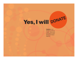 Yes,I will Yes - Donate Life Wisconsin