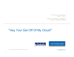 FTA - Hey You! Get Off of My Cloud