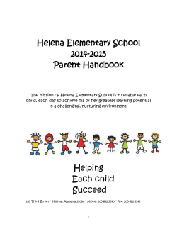 2014-15 Parent Handbook