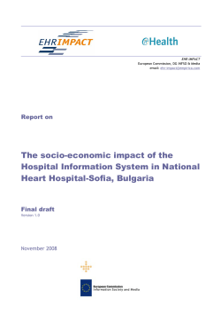 The socio-economic impact of the Hospital Information System in