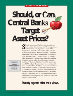 Should, or Can, Central Banks Target Asset Prices?