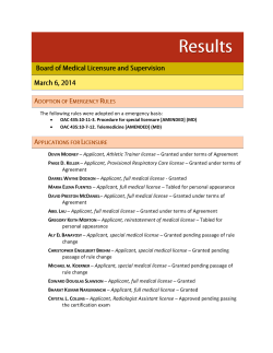 Results - Oklahoma Medical Board