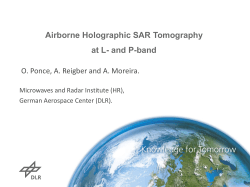 Airborne Holographic SAR Tomography at L