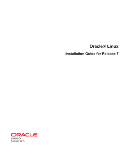Installation Guide for Release 7