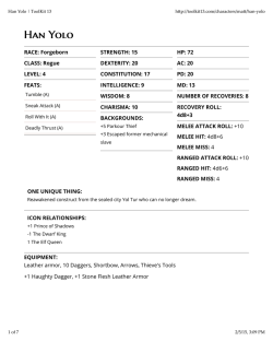 Check out the printed character sheets!