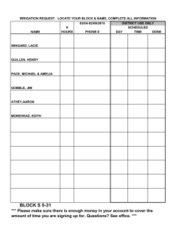 BLOCK S 5-31 - Chandler Heights Citrus Irrigation District (CHCID)