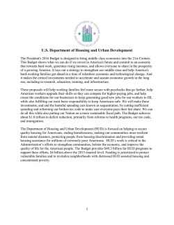 U.S. Department of Housing and Urban Development