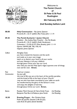 2015-02-08 Final - The Parish Church of St Peter and St Paul