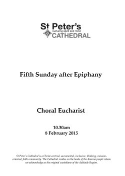 Fifth Sunday after Epiphany Choral Eucharist