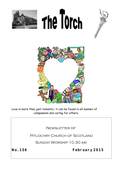 February Newsletter - Pitlochry Church of Scotland