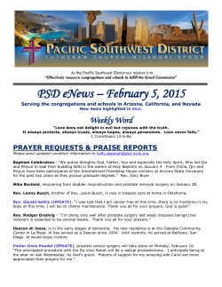 PSD eNews – February 5, 2015