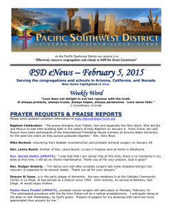 PSD eNews &ndash; February 5, 2015