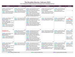The Brooklyn Bounty - Community Emergency Assistance Programs
