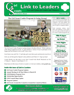 GS Link to Leaders - Girl Scouts of Southern Illinois