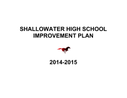 High School Campus - Shallowater Independent School District