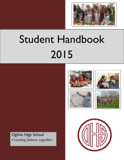 Student Handbook 2015 - Department of Education Schools Websites