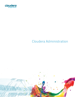Cloudera Administration