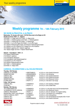 - Alpbachtal