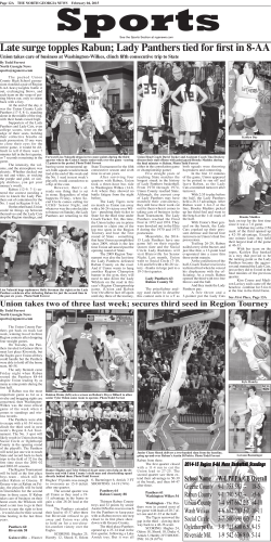 Sports Page 12A - North Georgia News