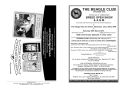 Beagle open sched Mar2015