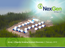 Latest Presentation - NexGen Energy Ltd.