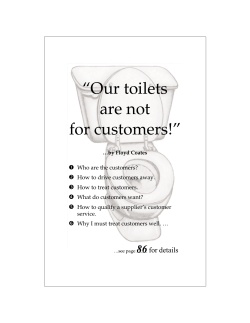 "Our Toilets Are Not For Customers" (entire book