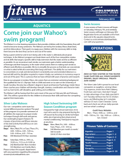Come join our Wahoo`s swim program!