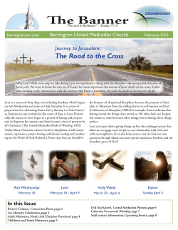 February, 2015 issue - Barrington United Methodist Church