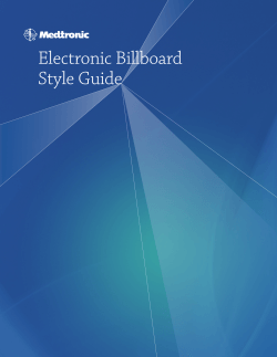Electronic Billboard Style Guide