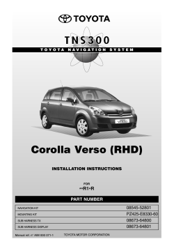 A2483 Corolla Verso TNS300 RHD