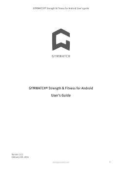 User`s Guide