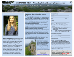 Awareness Now: A Four-Day Retreat Exploring Impermanence
