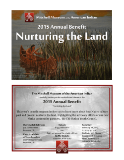 2015 Annual Benefit - Mitchell Museum of the American Indian