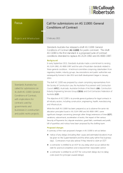 General Conditions of Contract