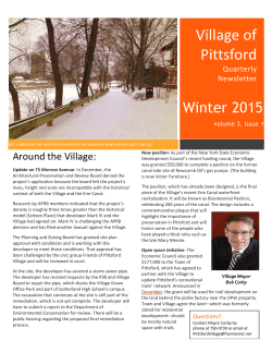 Winter 2015 - Village of Pittsford