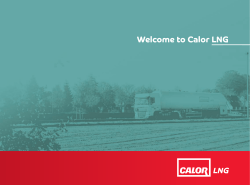 Welcome to Calor LNG