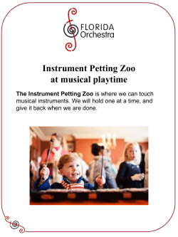 Instrument Petting Zoo