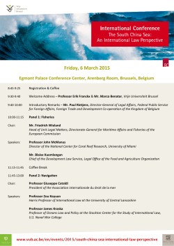 Friday, 6 March 2015 - Vrije Universiteit Brussel