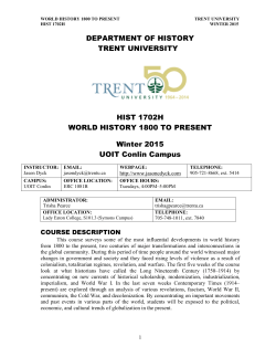 HIST-1702H-A - Trent University