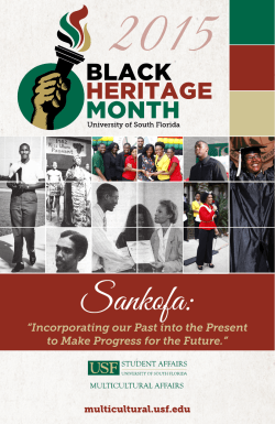 Sankofa: - Office of Multicultural Affairs