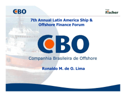 Ronaldo M. de O. Lima 7th Annual Latin America Ship & Offshore
